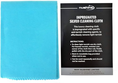 Large silver cleaning cloth - silver,