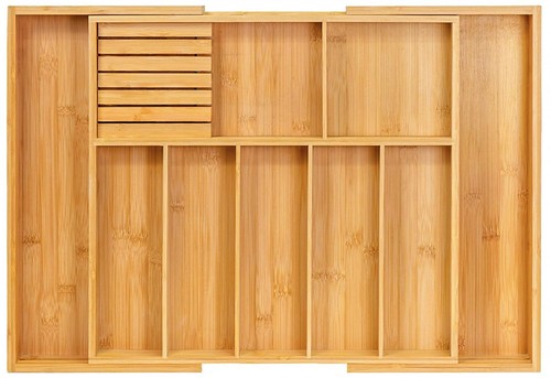 Bamboo extra large cutlery - large,