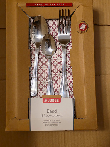 Judge bead 44pc cutlery set - bead,