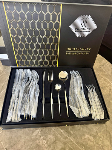 24pc polished stainless - polished,