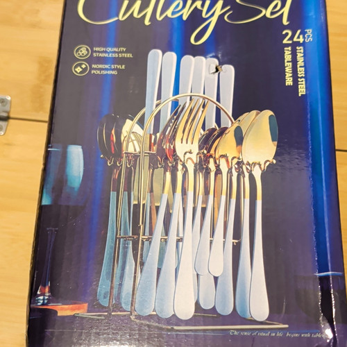 24pc stainless steel nordic - 24pc,