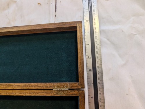 Antique wooden fitted box - antique,