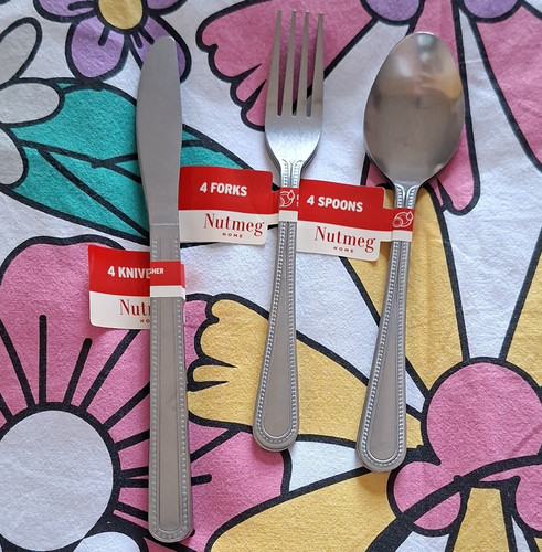 Nutmeg home 12pc stainless - nutmeg,