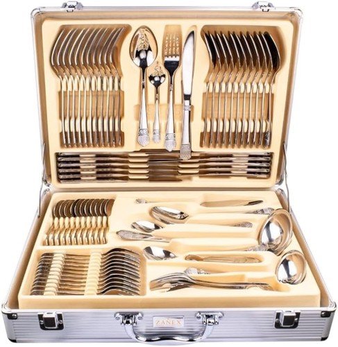 New silver cutlery - silver, 72